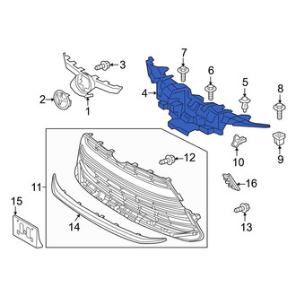 Toyota OE - Front Grille Reinforcement