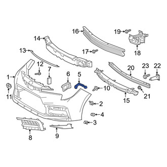 Toyota OE - Front Right Bumper Guide