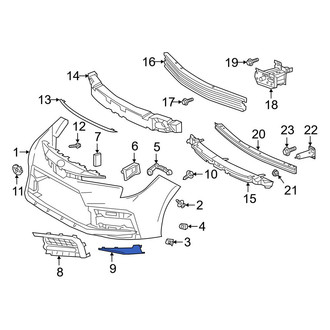 Toyota OE - Front Left Bumper Extension