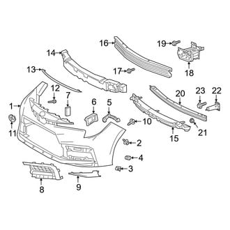 Toyota OE - Front Bumper & Grille - Bumper & Components