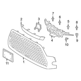 Toyota OE - Front Bumper & Grille - Grille & Components