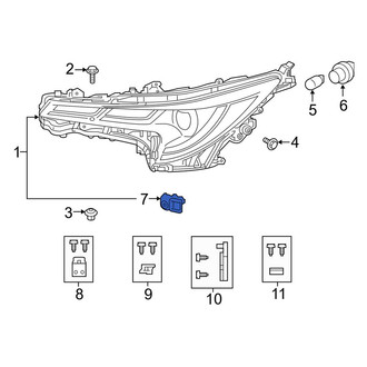 Toyota OE - Left Headlight Bracket