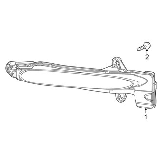 Toyota OE - Front Lamps - Daytime Running Lamp Components (Sedan)