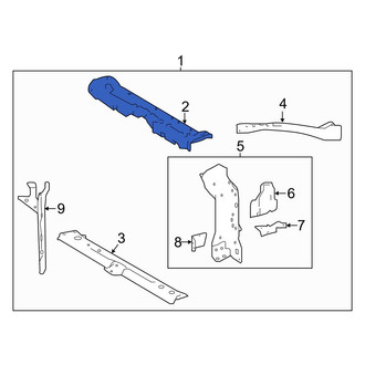 Toyota OE - Front Upper Radiator Support Tie Bar