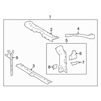 Toyota OE - Radiator Support (USA Built)