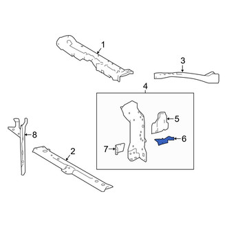 Toyota OE - Right Headlight Bracket