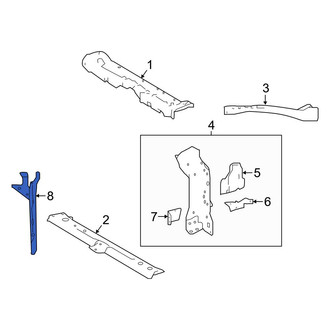 Toyota OE - Front Hood Latch Support