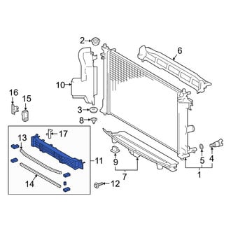 Toyota OE - Front Radiator Shutter Assembly