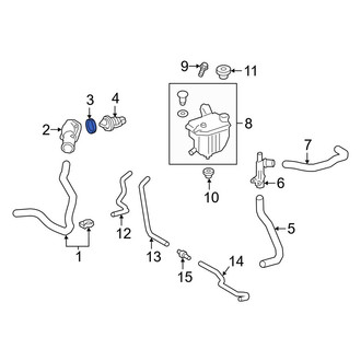 Toyota OE - Engine Coolant Thermostat Housing Gasket