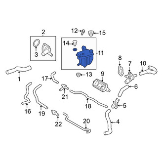 Toyota OE - Engine Coolant Reservoir