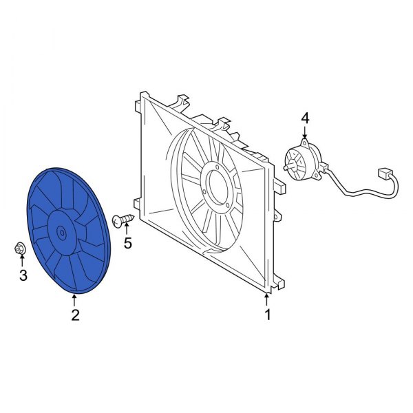 Engine Cooling Fan Blade