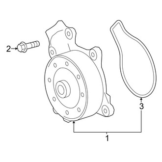Toyota OE - Cooling - Water Pump (L / LE / XLE)