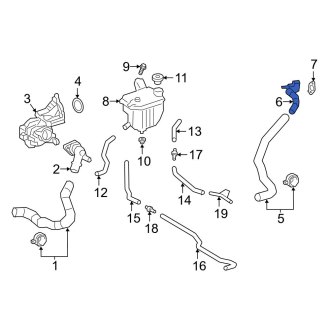 Toyota Corolla Cross Radiator Hoses & Clamps | Lower, Upper — CARiD.com