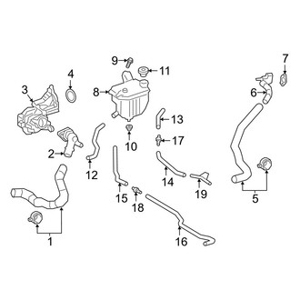 Toyota OE - Cooling - Radiator & Components (Reservoir & Hoses), (Sedan)