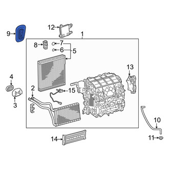 Toyota OE - HVAC Unit Case Cover