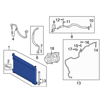 Toyota OE - A/C Condenser