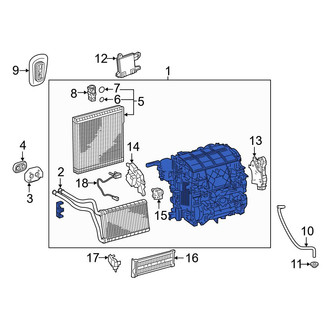 Toyota OE - HVAC Unit Case Assembly