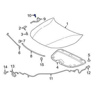 Toyota OE - Hood Hinge Bolt