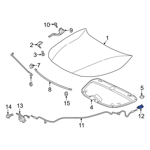 Hood Release Handle