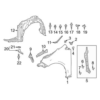 Toyota OE - Fender & Components