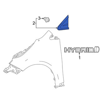 Toyota OE - Front Right Door Applique