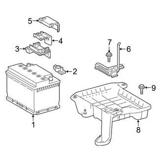 Toyota OE - Electrical - Battery (Conventional, USA Built)