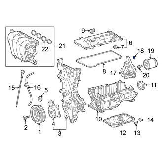 Toyota OE - Engine Oil Filter Adapter O-Ring