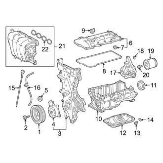 Toyota OE - Engine / Transaxle - Engine Parts (L / LE / XLE)