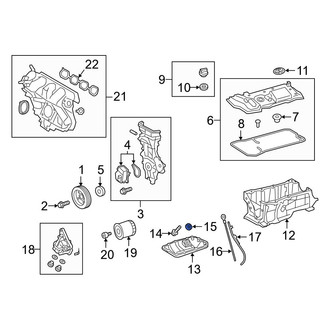 Toyota OE - Engine Oil Drain Plug Gasket