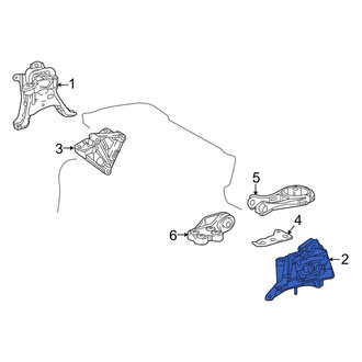 Toyota OE - Left Engine Mount