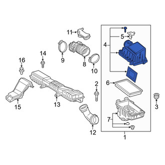 Toyota OE - Upper Air Cleaner Cover