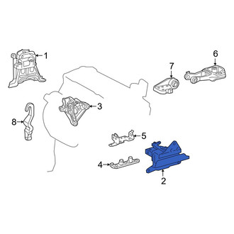 Toyota OE - Left Engine Mount