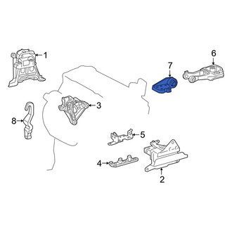 Toyota OE - Front Engine Support Rod