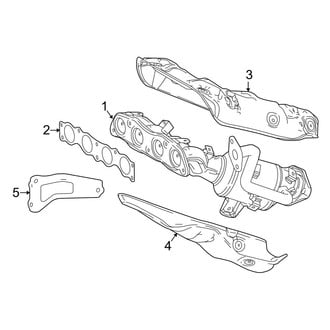 Toyota OE - Exhaust System - Exhaust Manifold (FULL HYBRID EV-GAS (FHEV))