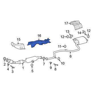 Toyota OE - Center Floor Pan Heat Shield