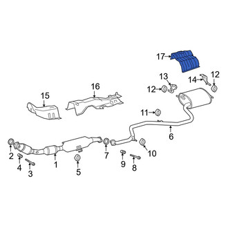 Toyota OE - Rear Floor Pan Heat Shield