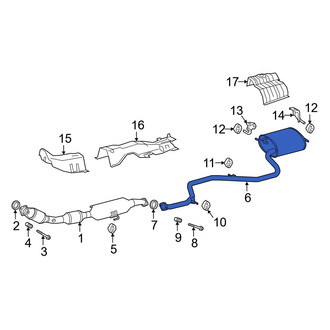 Toyota OE - Exhaust Muffler
