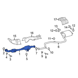 Toyota OE - Exhaust Intermediate Pipe