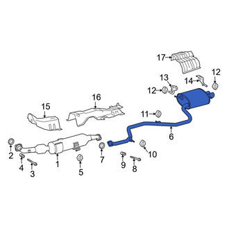 Toyota OE - Exhaust Muffler