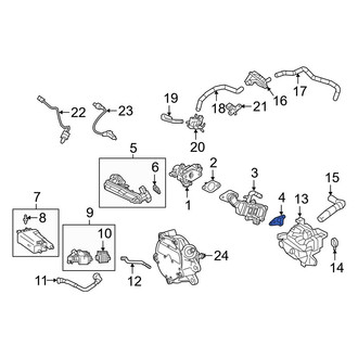 Toyota OE - Exhaust Gas Recirculation (EGR) Cooler Gasket