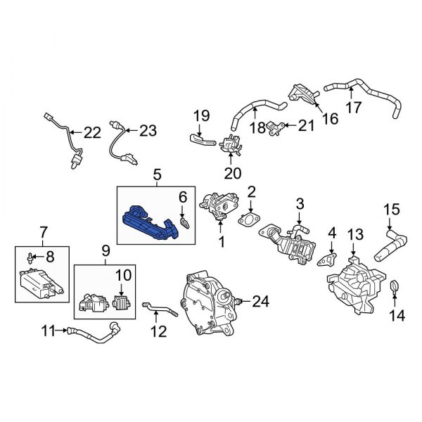 Exhaust Gas Recirculation (EGR) Tube