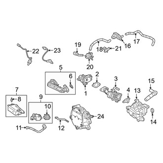 Toyota OE - Emission System - Emission Components (SE / SE Nightshade / XSE)