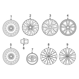 Toyota OE - Wheels (USA Built)