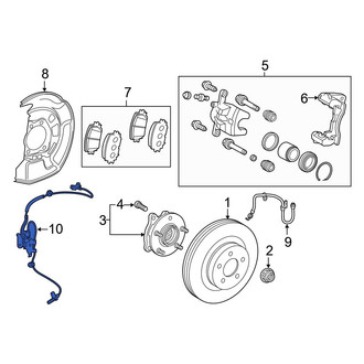 Toyota OE - Front Right ABS Wheel Speed Sensor