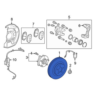 Toyota OE - Front Disc Brake Rotor
