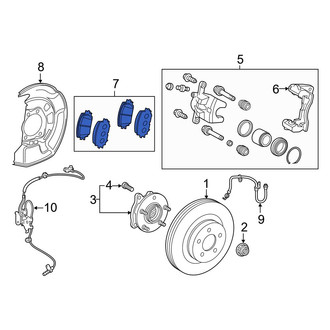 Toyota OE - Front Disc Brake Pad Set