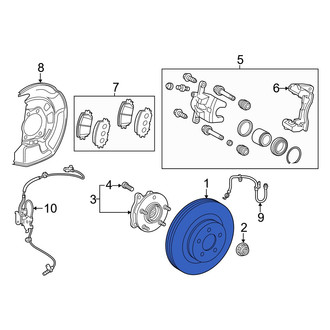 Toyota OE - Front Disc Brake Rotor