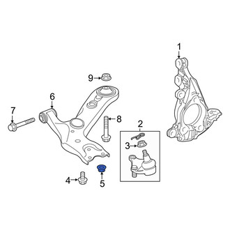 Toyota OE - Lower Suspension Ball Joint Nut & Washer