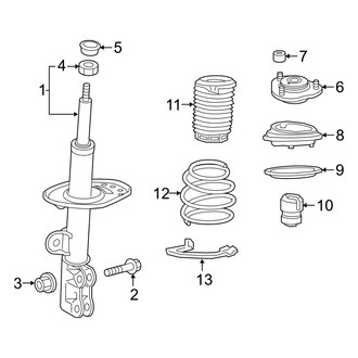 Toyota OE - Front Suspension - Struts & Components