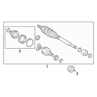 Toyota OE - Front Suspension - Drive Axles (Japan Built)
